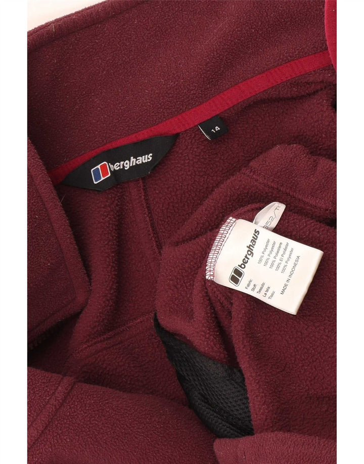 Berghaus Damen Fleecejacke UK 14 Large Burgunderrot Polyester