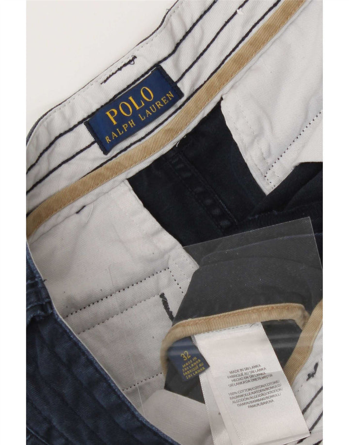 Ralph Lauren Herren Cargoshorts W32 Medium Marineblau Baumwolle
