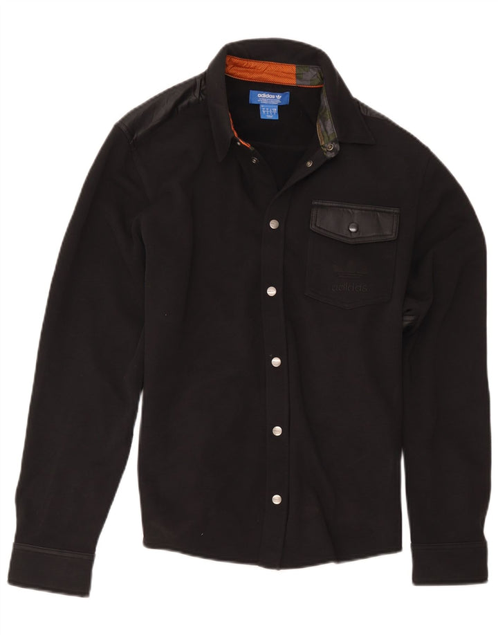 Adidas Herren-Shirt, Größe S, Schwarz, Polyester