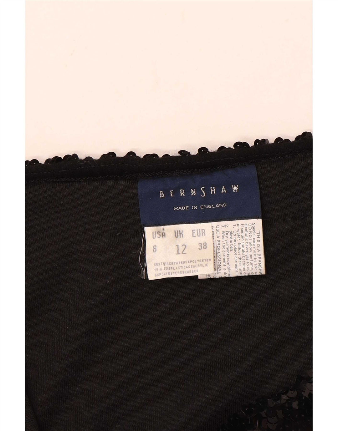 Bernshaw schulterfreier Damen-Body, UK 12, Mittelschwarz, Acryl