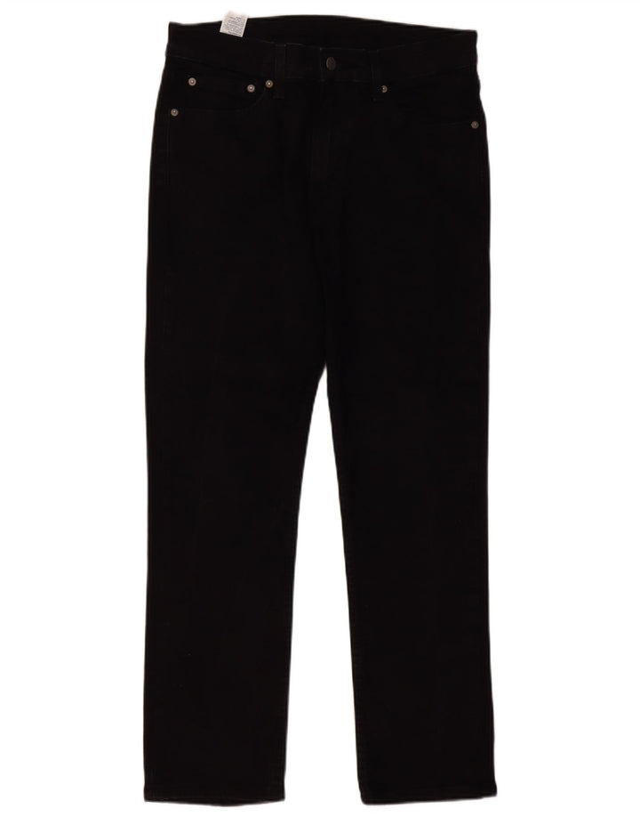 Levi's Herren 511 Slim Jeans W32 L30 schwarze Baumwolle