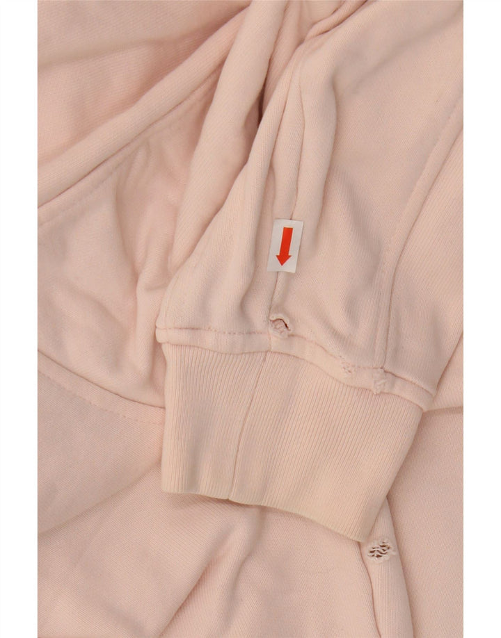 LEVI'S Damen-Übergröße-Kapuzenpullover, Gr. 10, Größe S, Rosa, Baumwolle