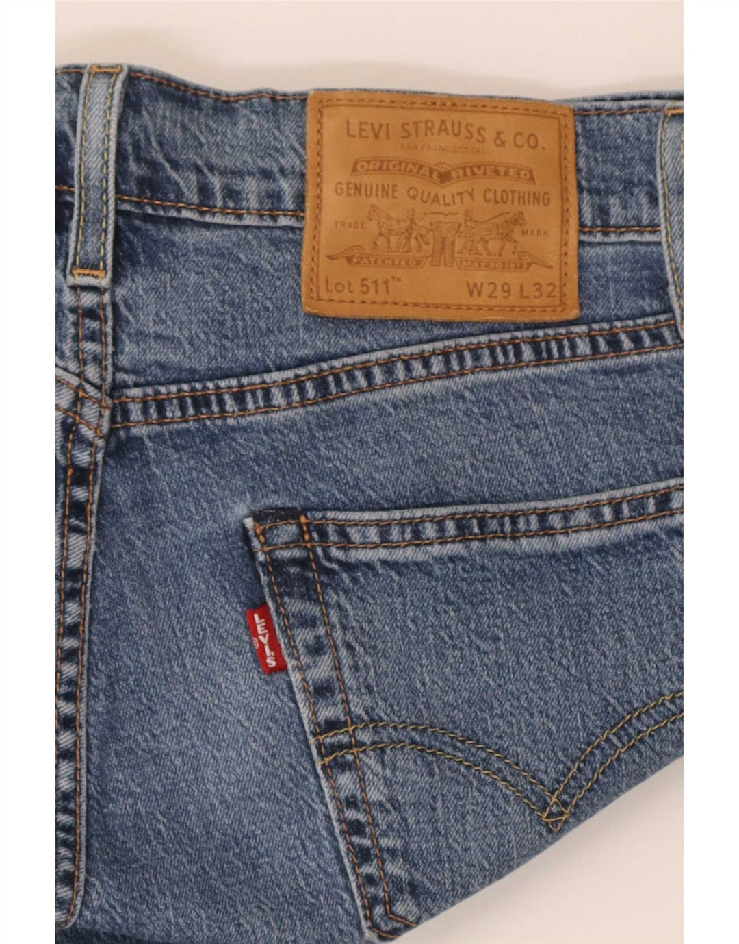 Levi's Herren 511 Slim Jeans W29 L32 Blau
