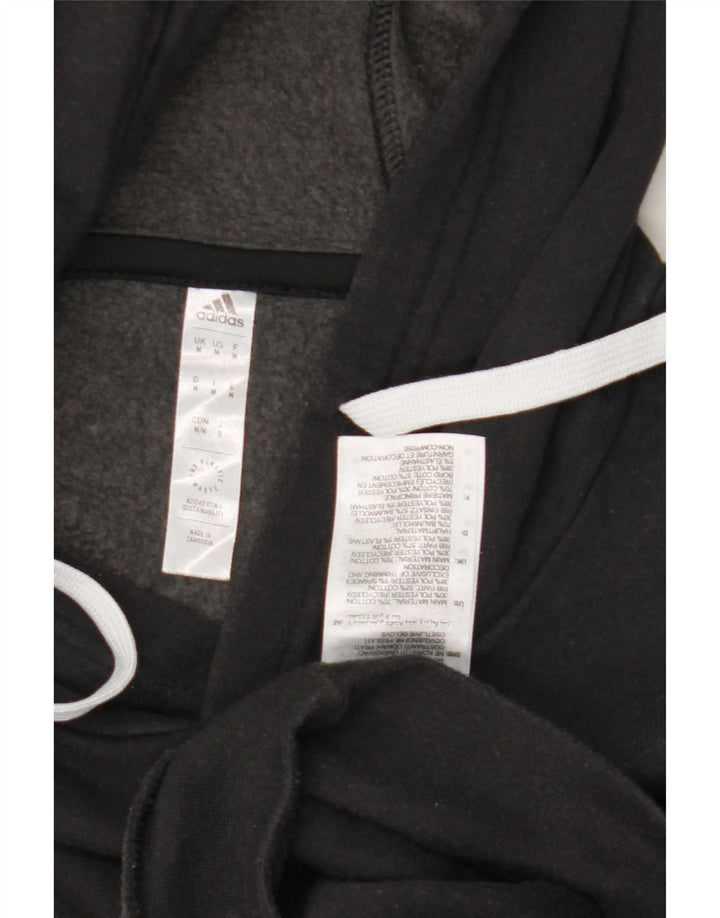 Adidas Herren Kapuzenpullover Mittelschwarz Baumwolle