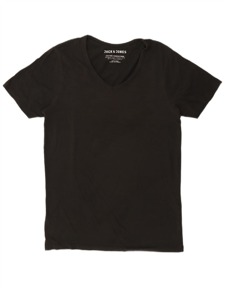 Jack & Jones Herren T-Shirt Top Large Schwarz
