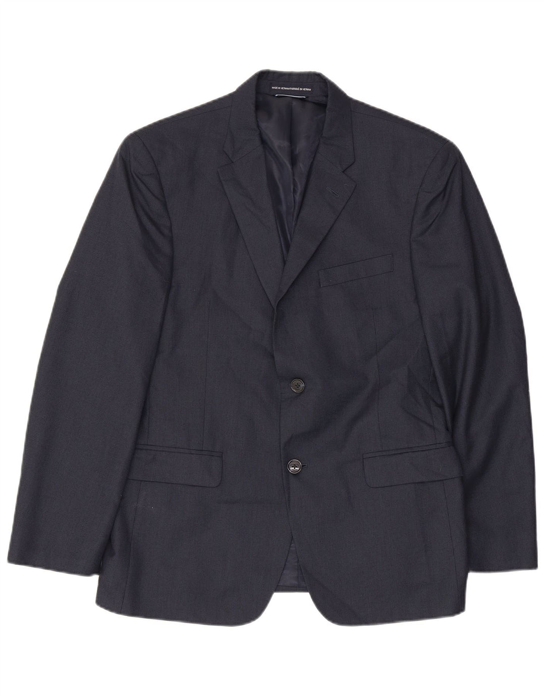 Tommy Hilfiger Herren-Blazer, kurz, 2 Knöpfe, Gr. 38, mittelmarineblau