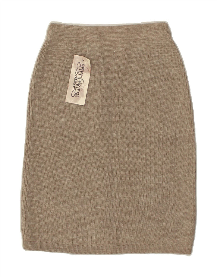 VINTAGE Womens Straight Skirt W25 Small Grey Vintage Vintage and Second-Hand Vintage from Messina Hembry 
