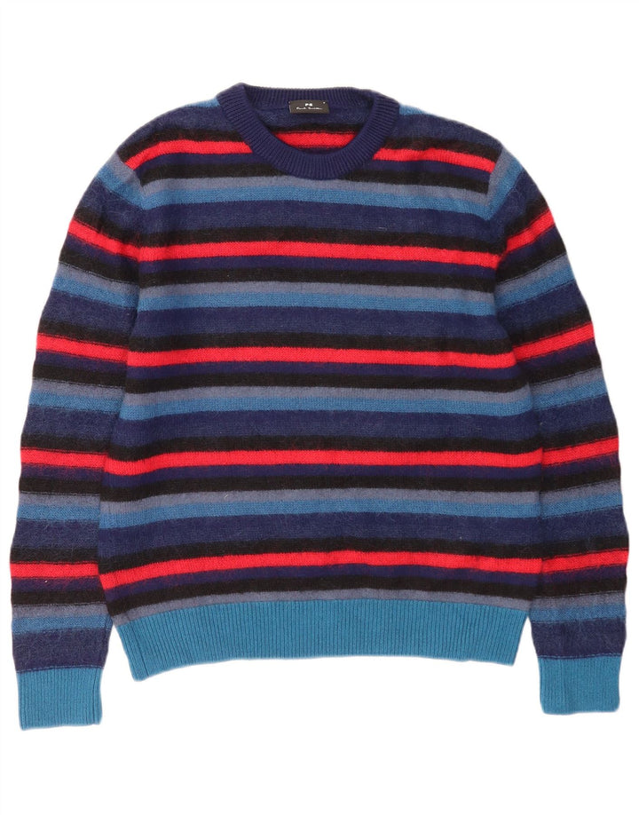 Paul Smith Damen-Pullover mit Rundhalsausschnitt, Gr. 10, Größe S, mehrfarbig