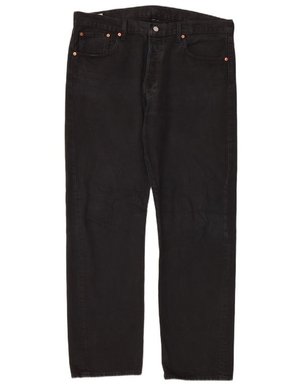 Levi's Herren 501 Straight Jeans W38 L32 Schwarz