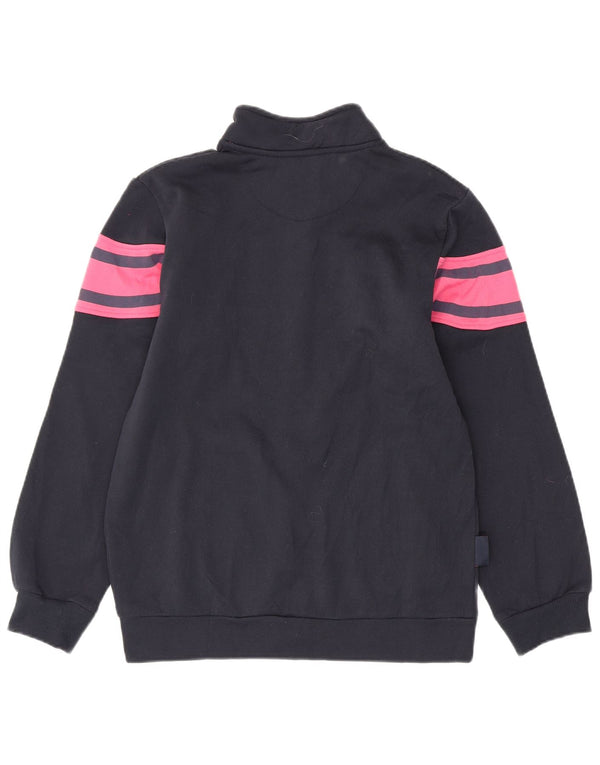 AUSTRALIAN L'ALPINA Damen-Trainingsanzug-Oberteiljacke UK 16 Large Marineblau