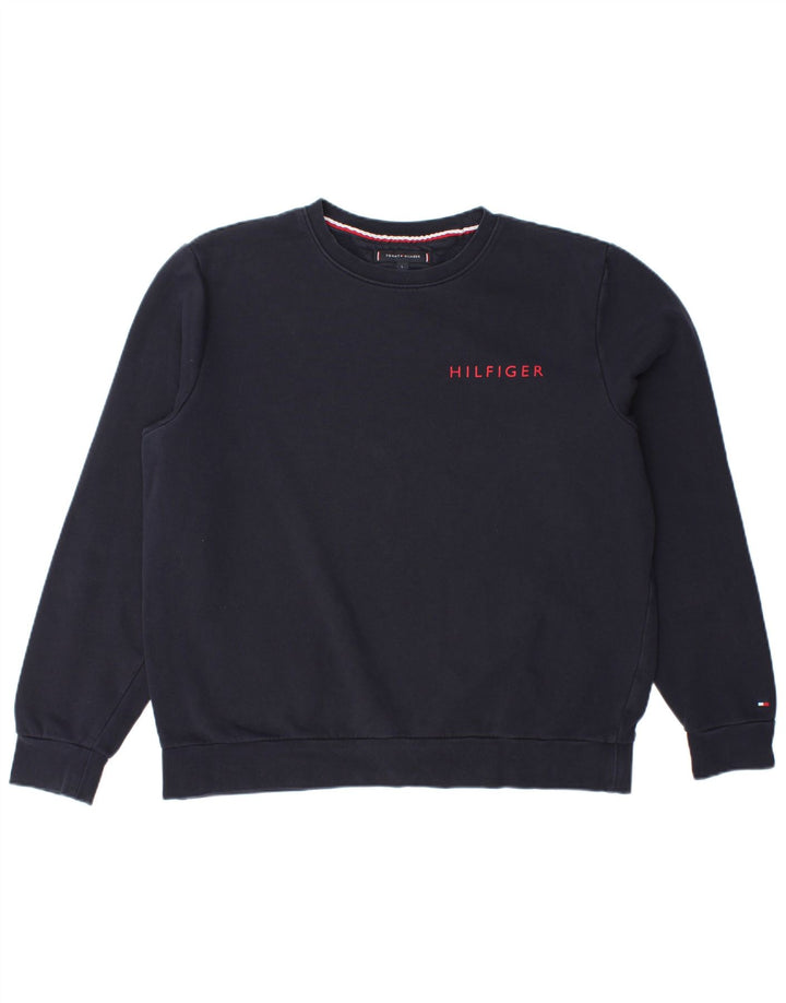 Tommy Hilfiger Herren-Sweatshirt-Pullover, groß, Marineblau