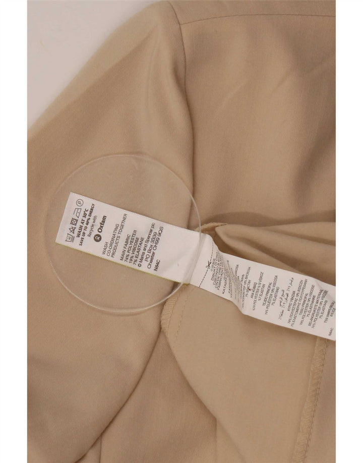 Marks & Spencer Offene Damen-Blazerjacke UK 20 2XL Beige Polyester
