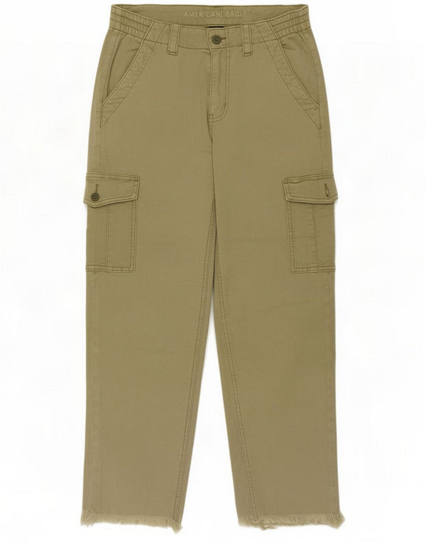 American Eagle Damen Tapered Cargohose US 6 Medium W30 L26 Khaki