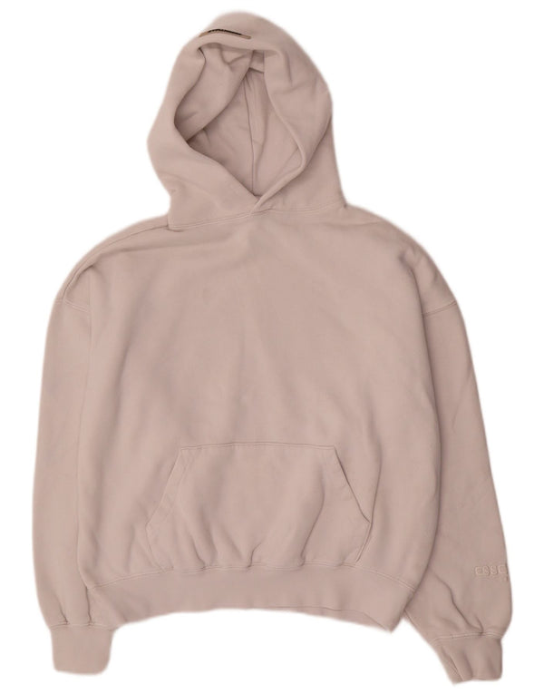Essentials Womens Graphic Oversized Hoodie Pullover UK 2 2XS Weiße Baumwolle