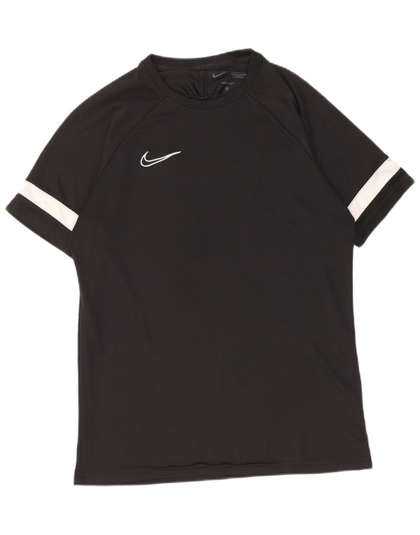 Nike Herren Dri Fit Graphic T-Shirt Top Large Schwarz Farbblock