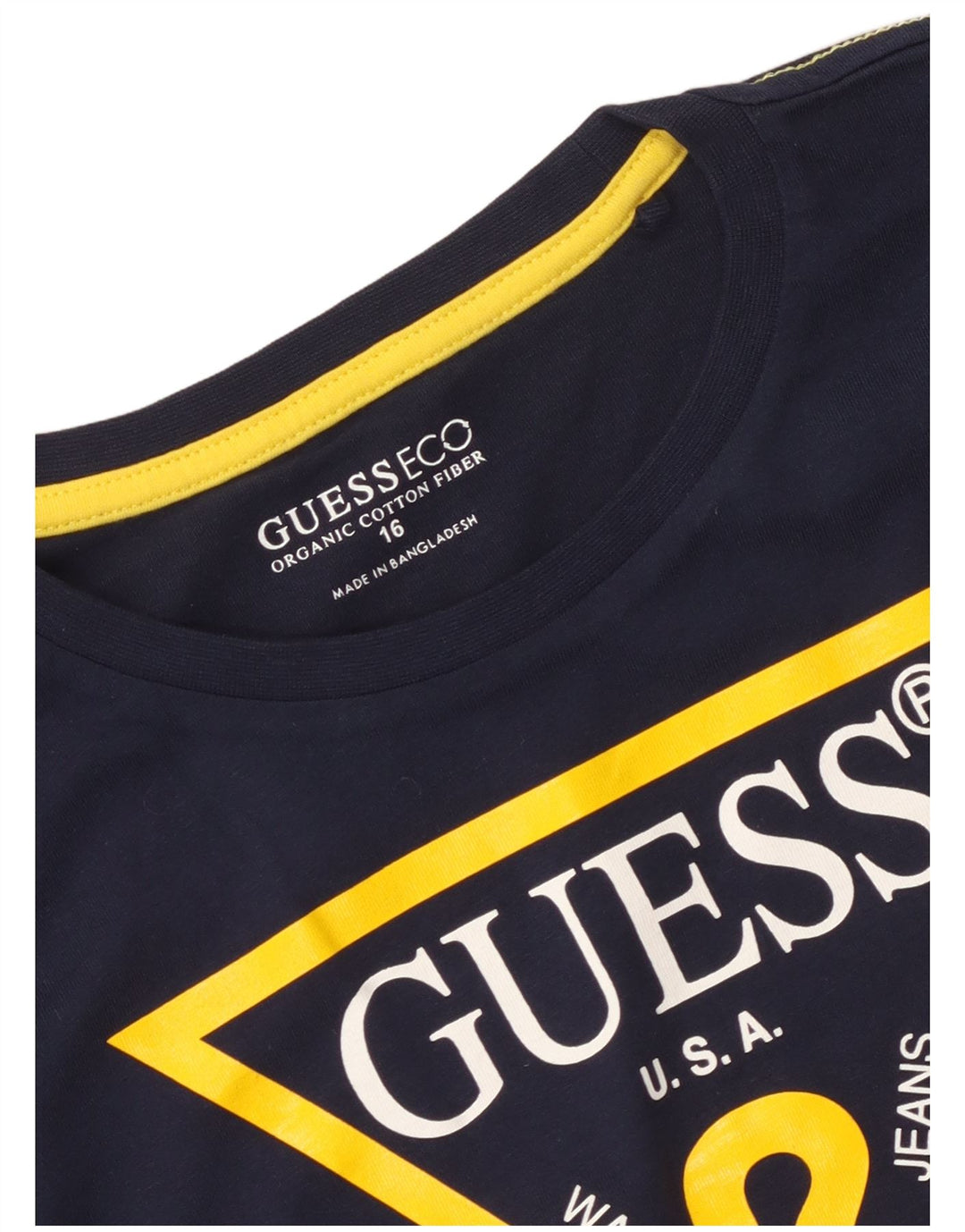 Guess Grafik-T-Shirt für Jungen, Marineblau, 15–16 Jahre