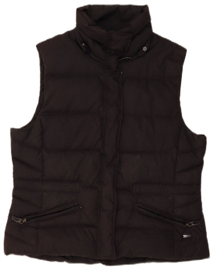 Esprit Damen Wattierte Weste UK 18 XL Schwarz