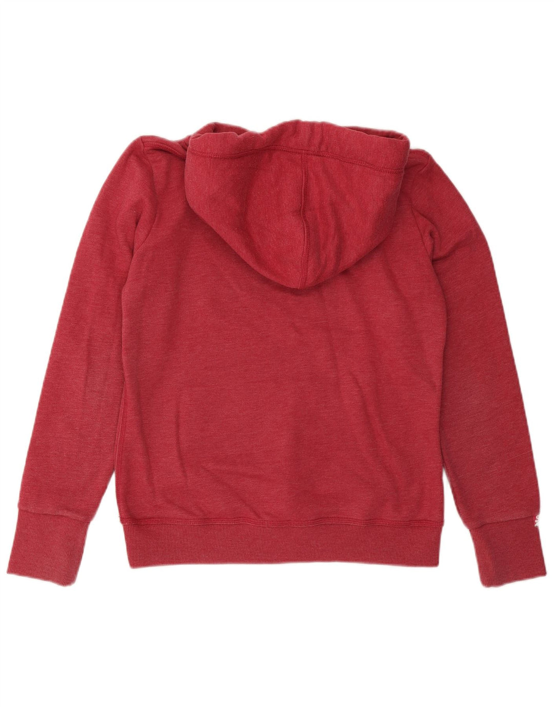 SUPERDRY Damen-Kapuzenpullover mit Grafik, UK 16, Größe L, Rot, Baumwolle