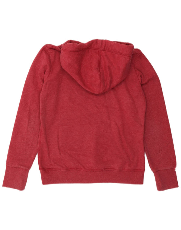 SUPERDRY Damen-Kapuzenpullover mit Grafik, UK 16, Größe L, Rot, Baumwolle