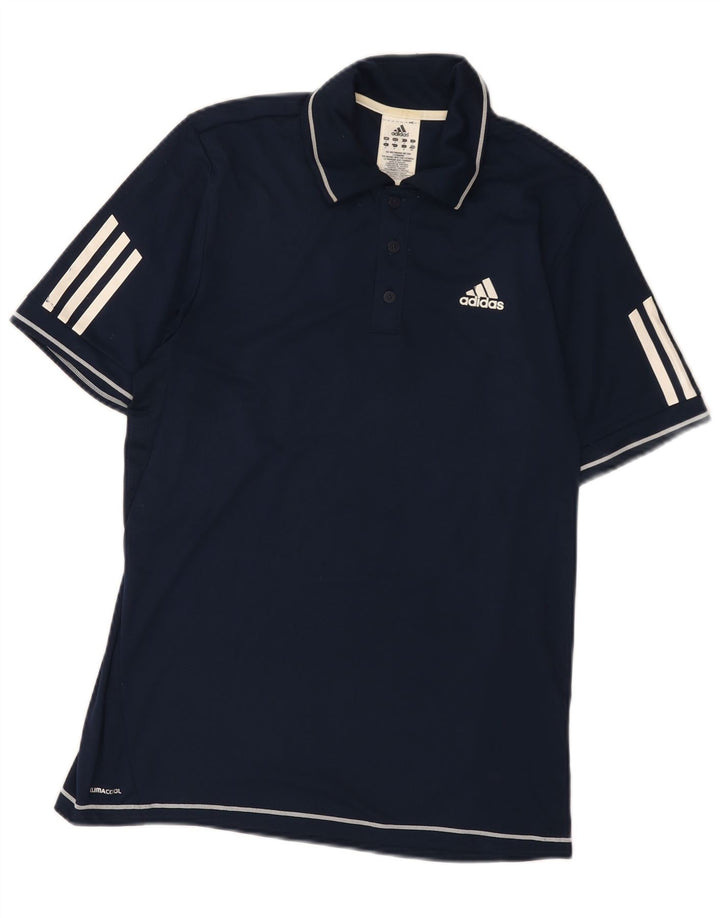 Adidas Herren Climacool Poloshirt Small Marineblau Polyester