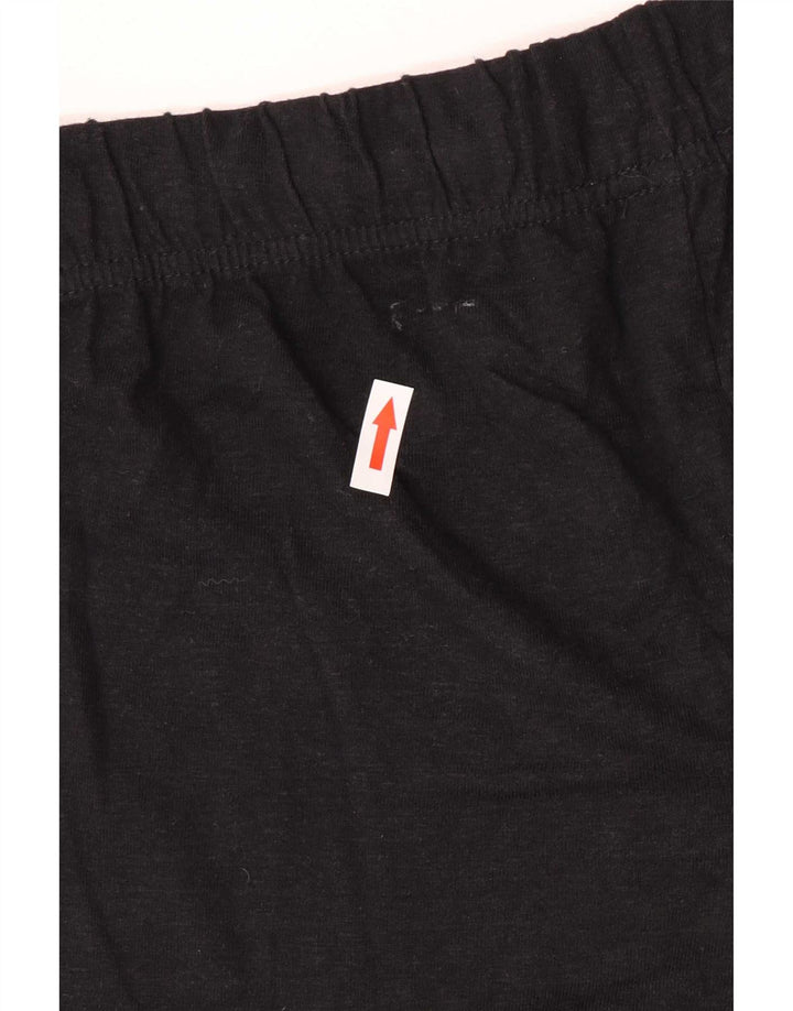 Topshop Damen Sportshorts UK 10 Small Schwarz Polyester