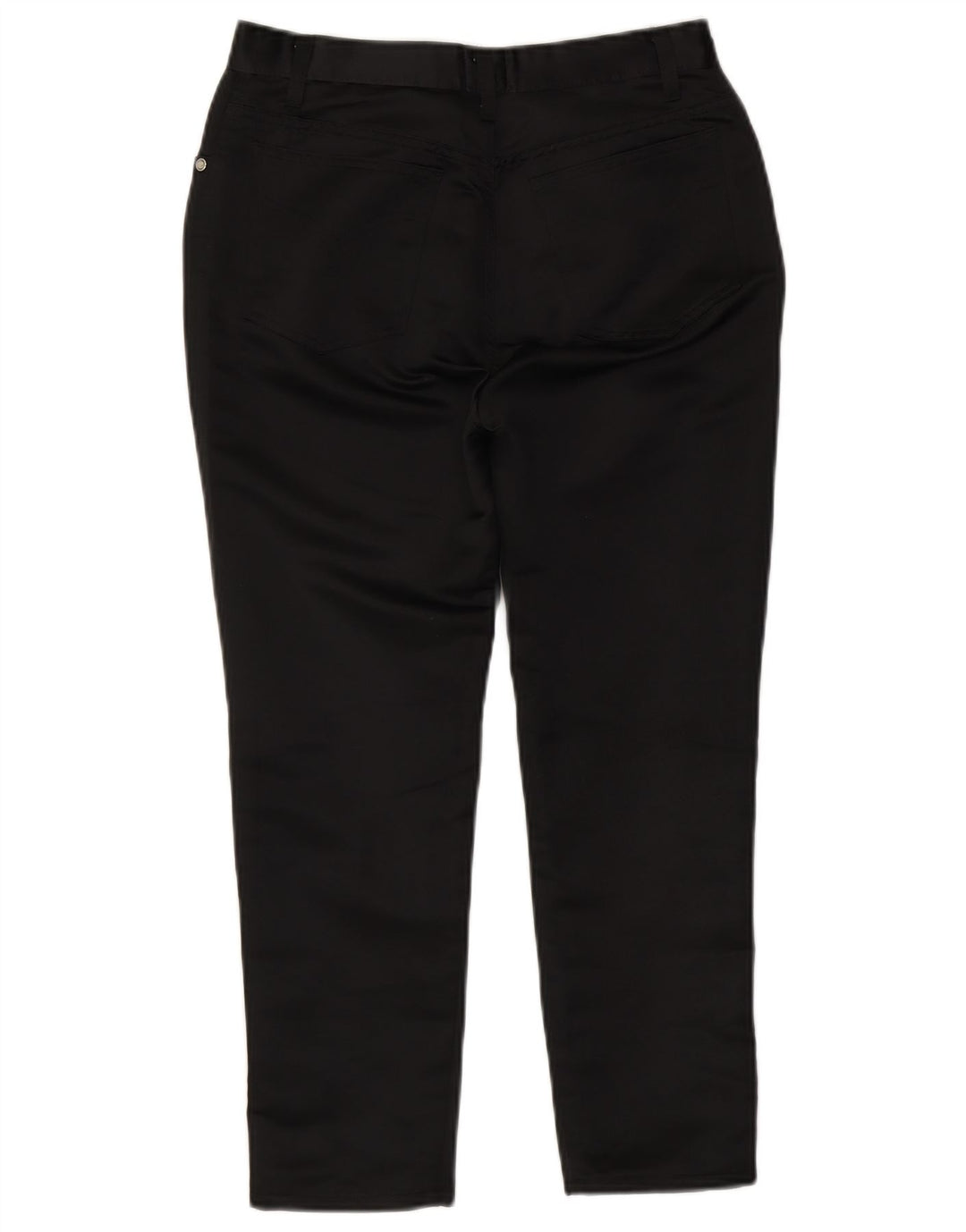 Moschino Damen Slim Freizeithose W28 L23 Schwarz