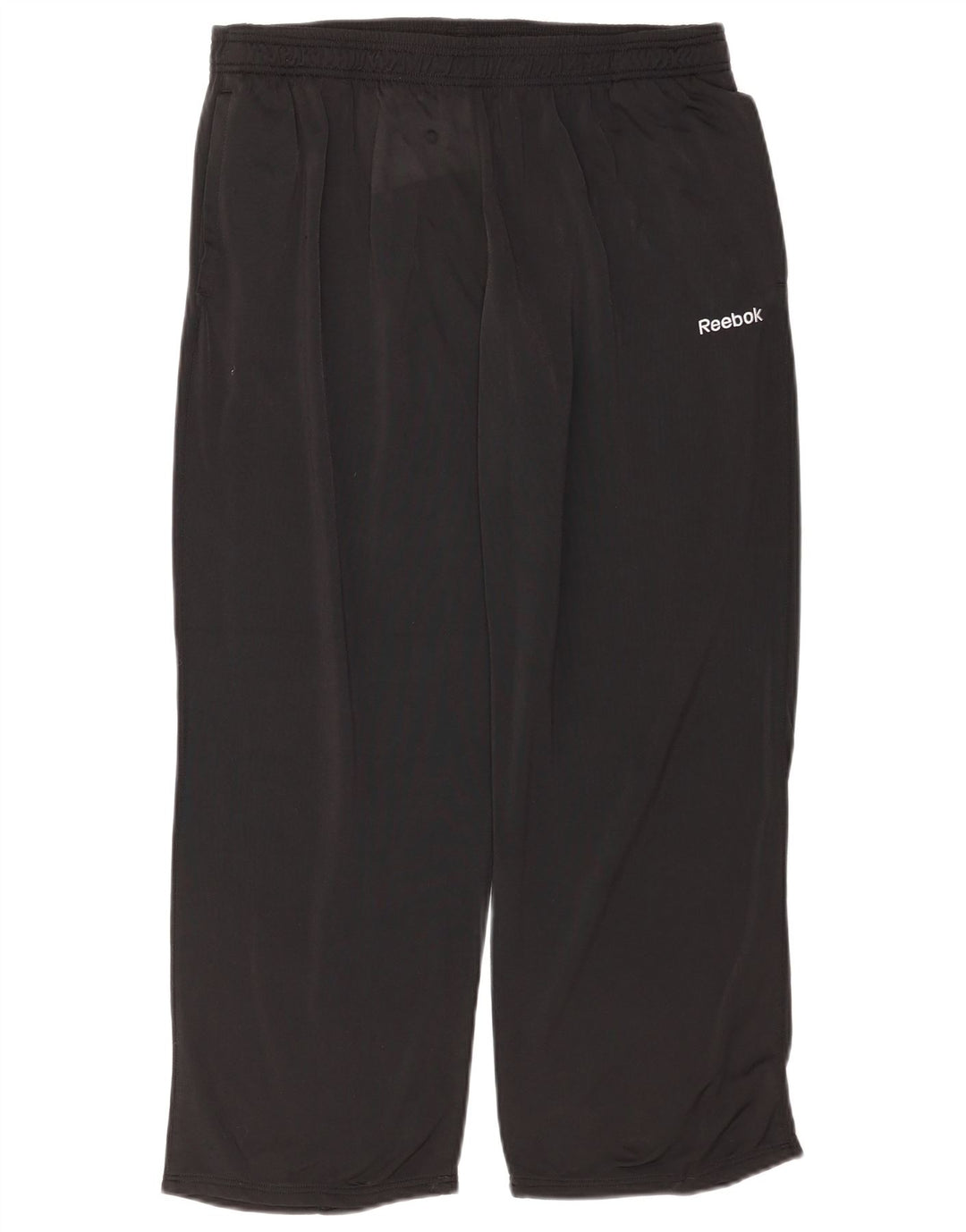 Reebok Herren-Trainingshose, groß, aus schwarzem Polyester