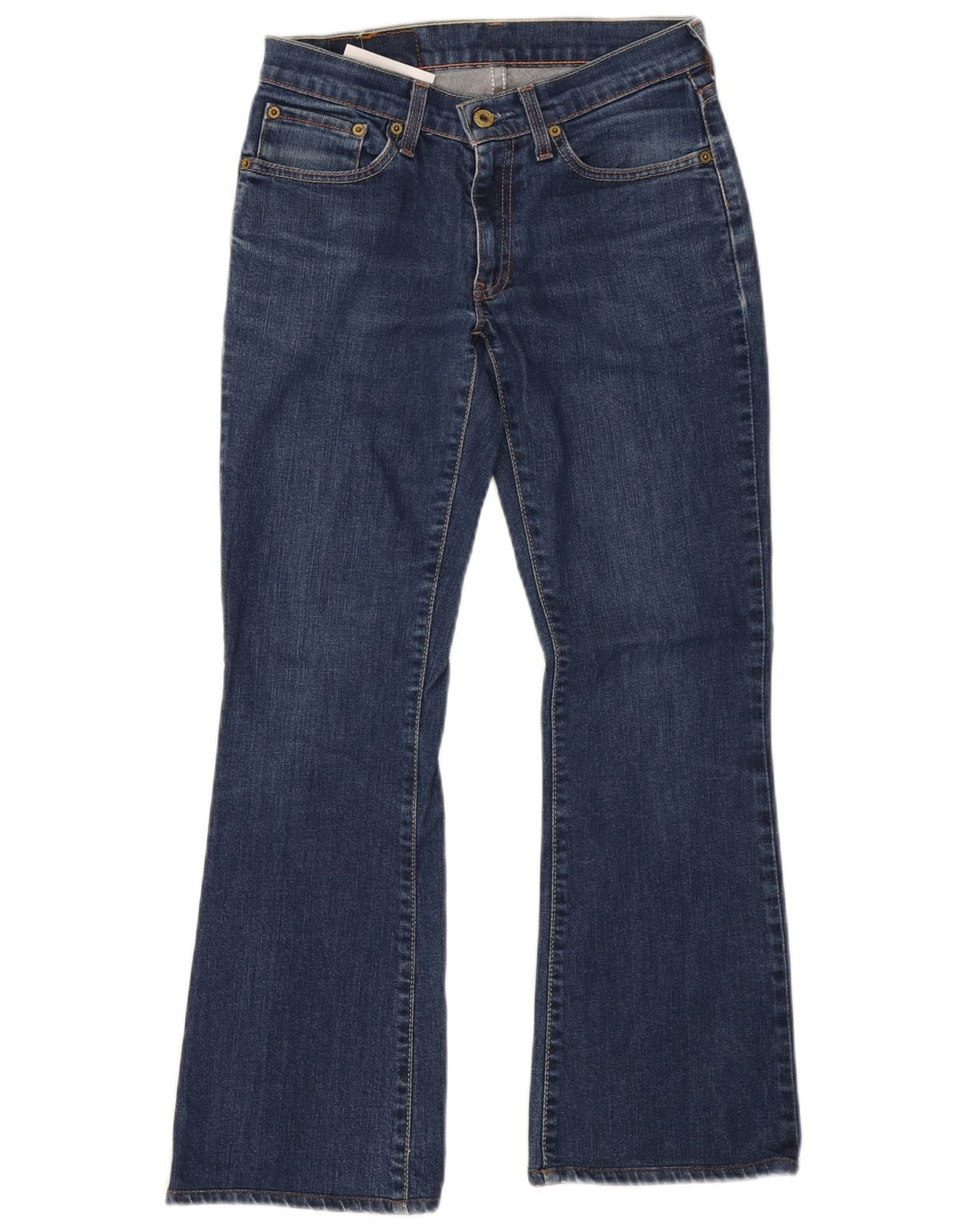 LEVI'S Damen 529 Flared Jeans W28 L27 Blaue Baumwolle