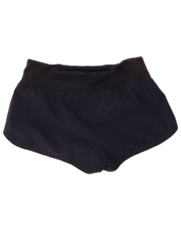 Adidas Damen Climalite Sport Shorts UK 4/6 XS Marineblau gepunktet