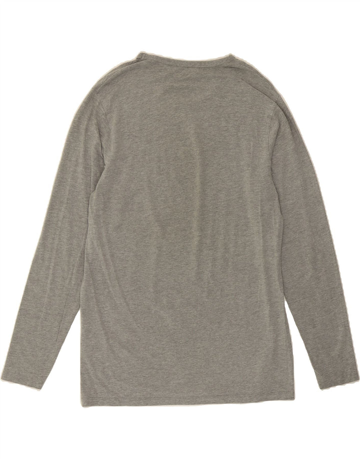 JACK & JONES Mens Top Long Sleeve 2XL Grey Cotton Vintage Jack & Jones and Second-Hand Jack & Jones from Messina Hembry 