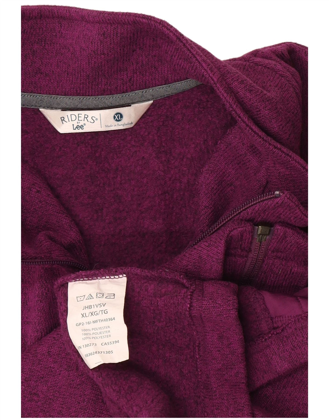 Lee Damen-Riders-Trainingsanzug, ärmellos, Jacke, UK 18, XL, Lila, Polyester