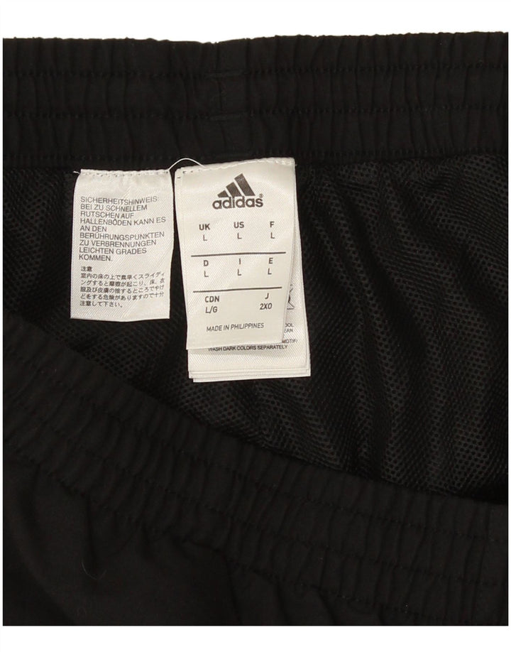Adidas Herren-Trainingshose, Jogginghose, Größe L, Schwarz, Polyester
