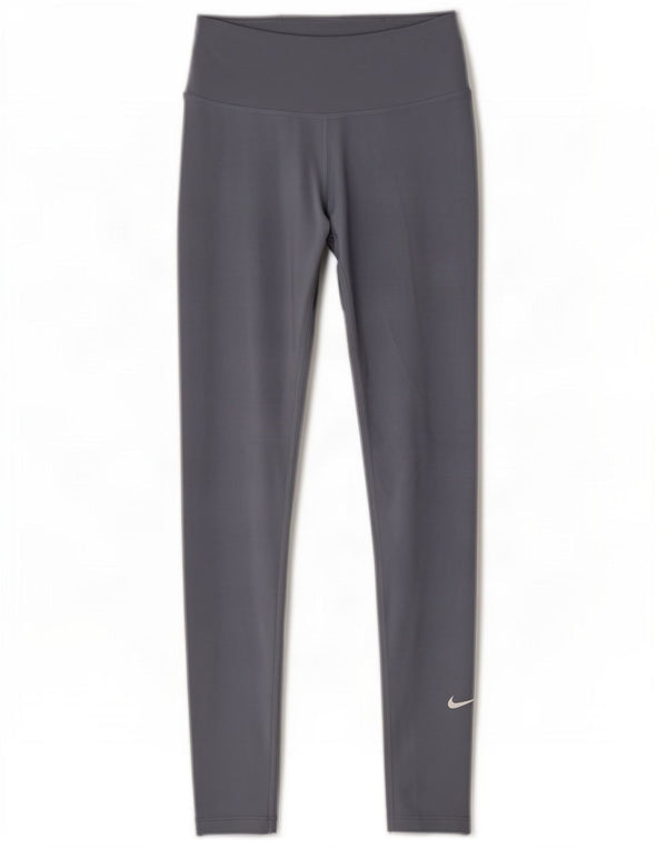 Nike Damen Dri Fit Leggings UK 4 XS Blau Polyester