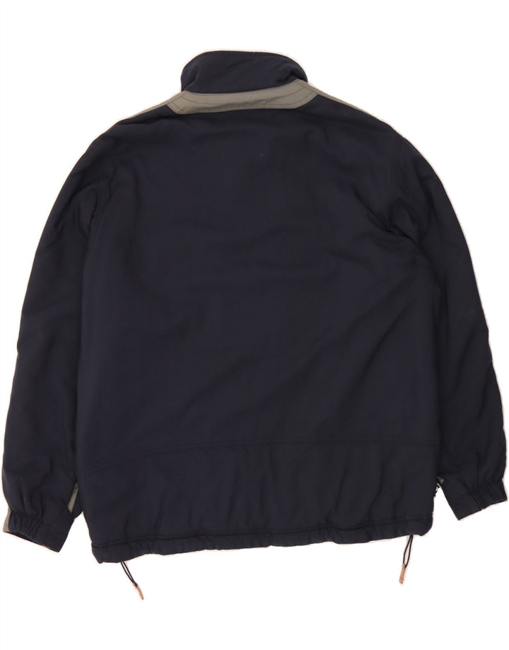 BEN SHERMAN Herren-Windbreaker-Jacke, UK 40, groß, Marineblau, Farbblock