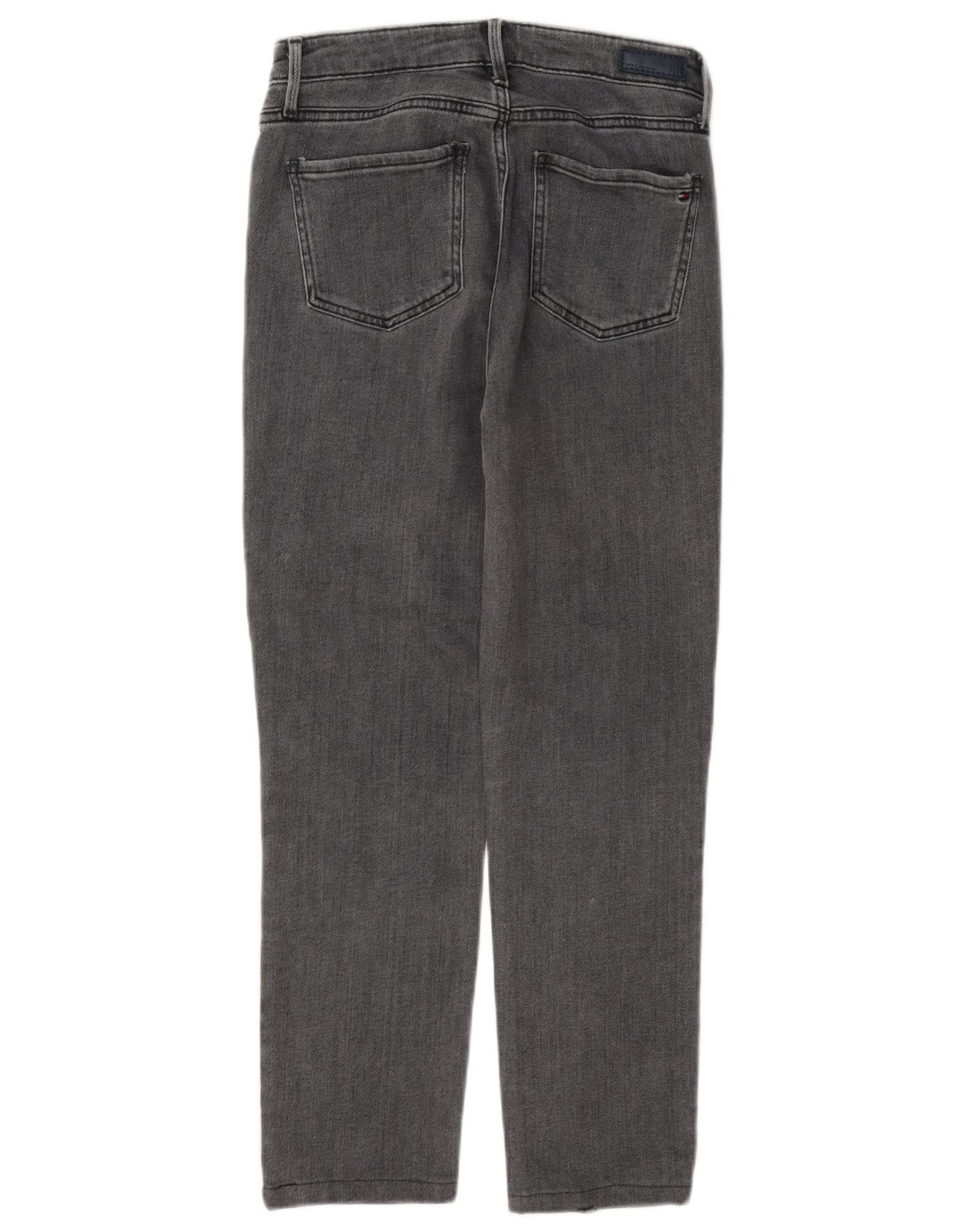 Tommy Hilfiger Damen-Cropped-Jeans, W27, L25, graue Baumwolle