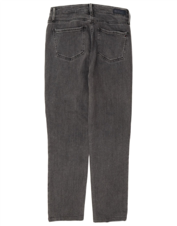 Tommy Hilfiger Damen-Cropped-Jeans, W27, L25, graue Baumwolle