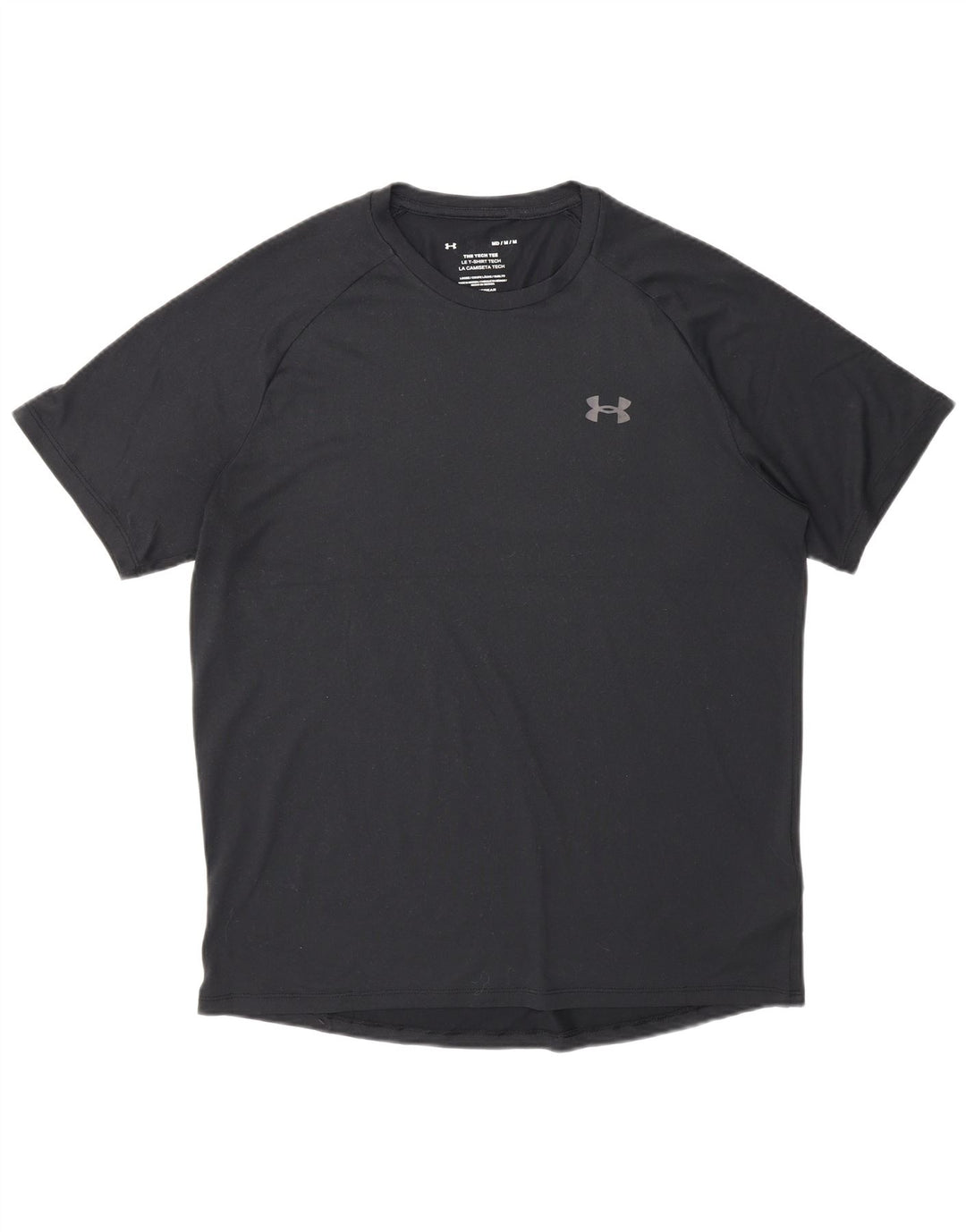 Under Armour Herren Heat Gear T-Shirt Top Medium Schwarz Polyester