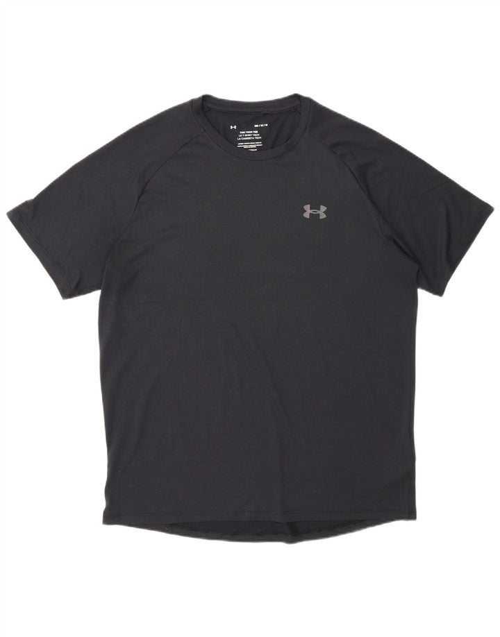 Under Armour Herren Heat Gear T-Shirt Top Medium Schwarz Polyester