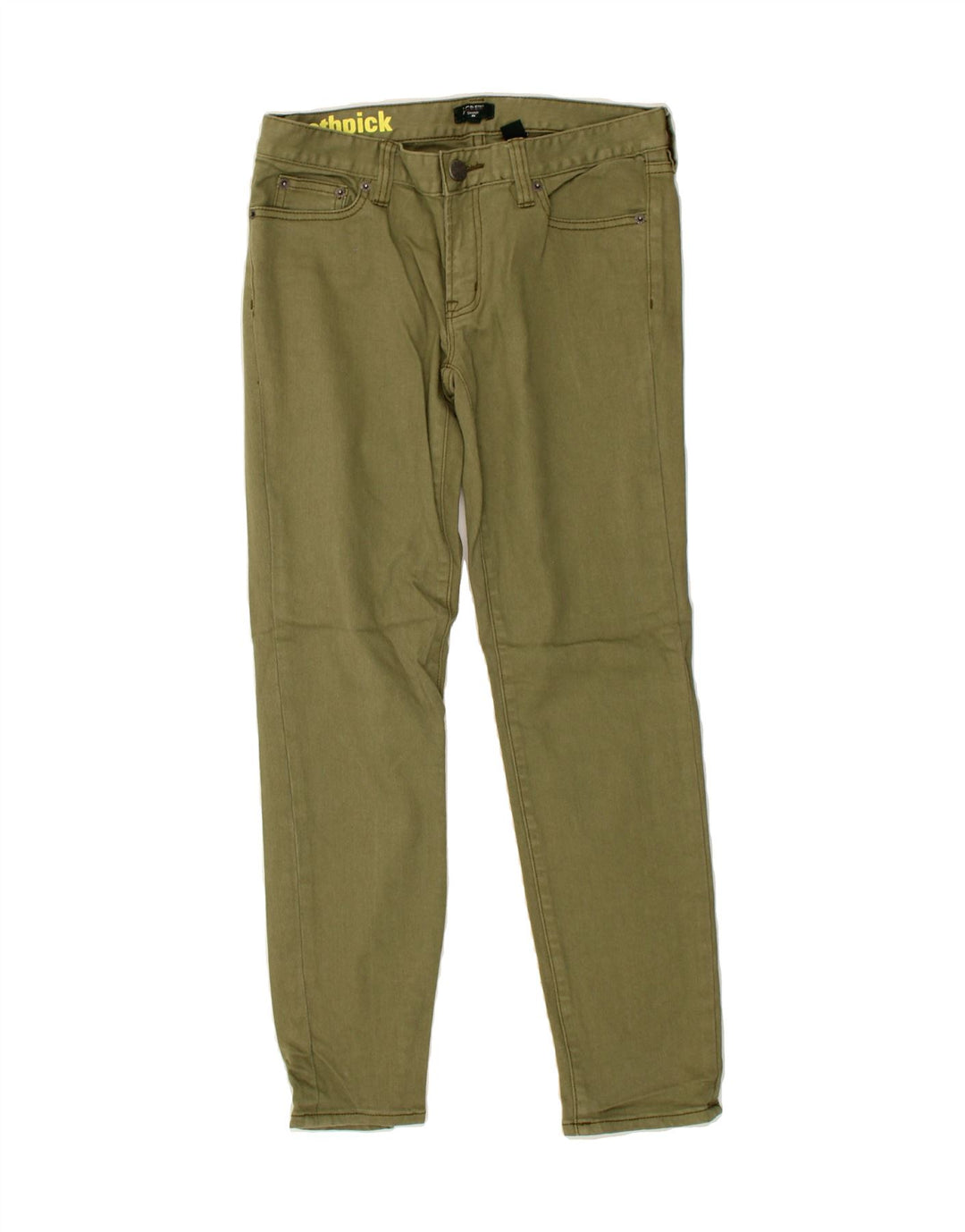 J. CREW Womens Slim Jeans W28 L28 Khaki Cotton Vintage J. Crew and Second-Hand J. Crew from Messina Hembry 