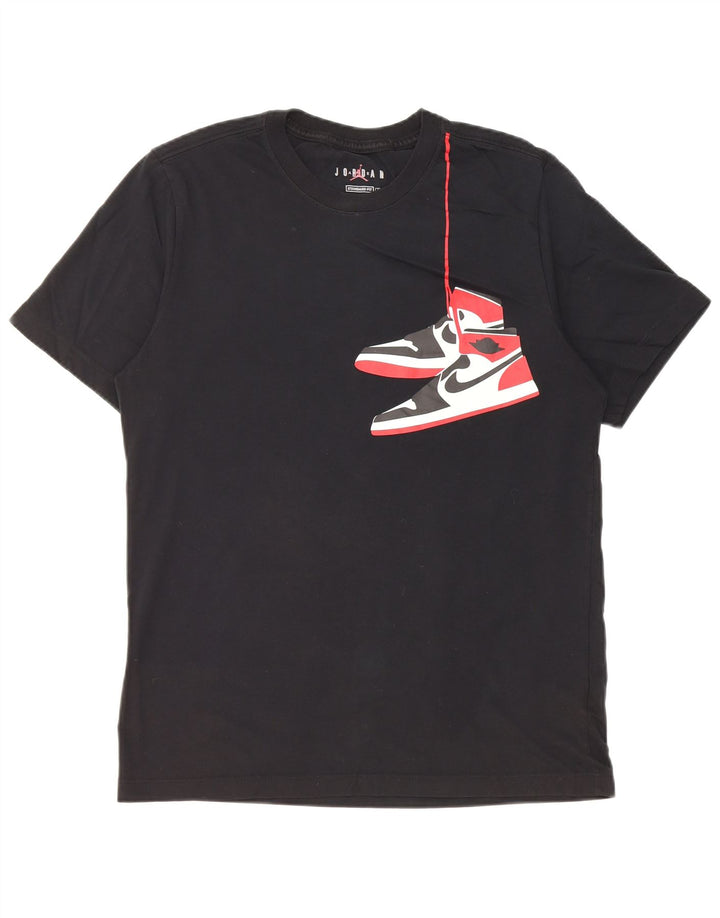 Jordan Herren-T-Shirt mit Standard-Passform, mittelschwarz, Baumwolle