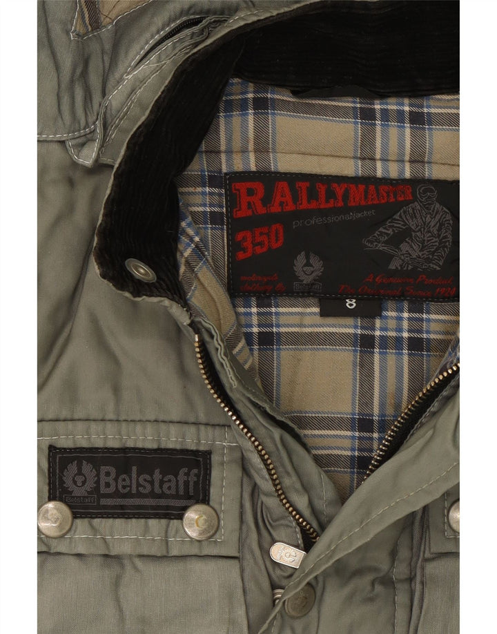 BELSTAFF Boys Hooded Utility Jacket 7-8 Years Green Vintage Belstaff and Second-Hand Belstaff from Messina Hembry 