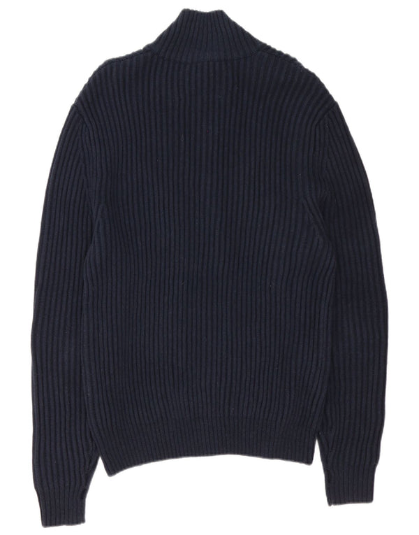 North Sails Herren-Strickjacke XL aus marineblauer Baumwolle