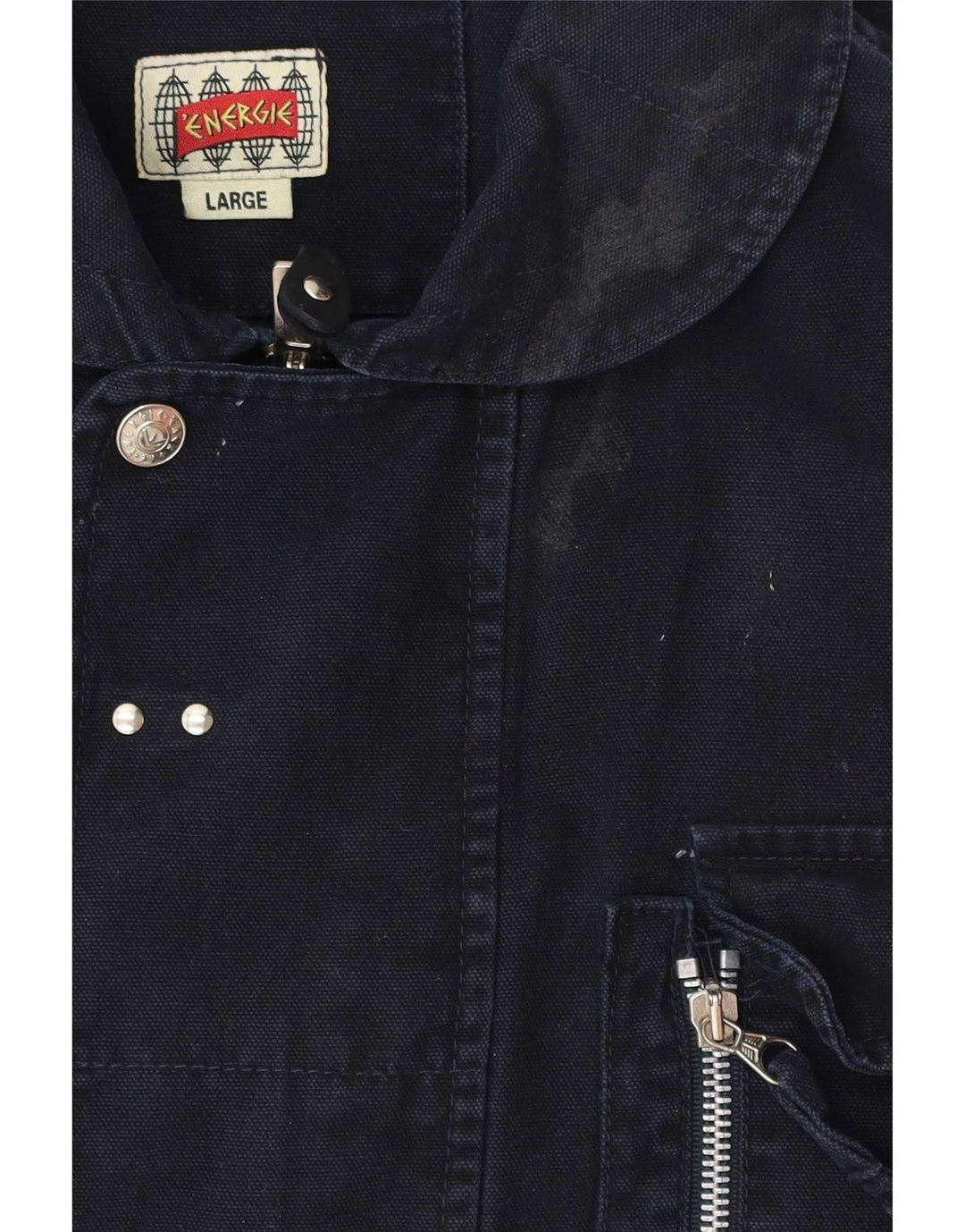 Energie Herren Loose Fit Utility Jacke UK 40 Large Marineblau