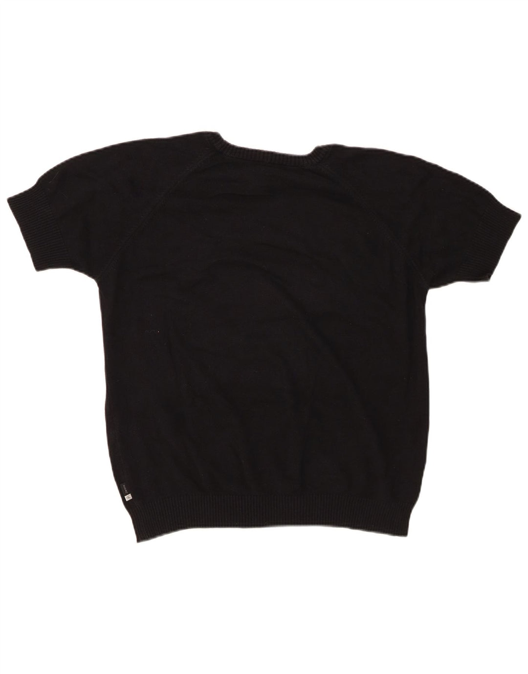 CALVIN KLEIN Damen-Pullover mit Rundhalsausschnitt, Gr. 16, Schwarz