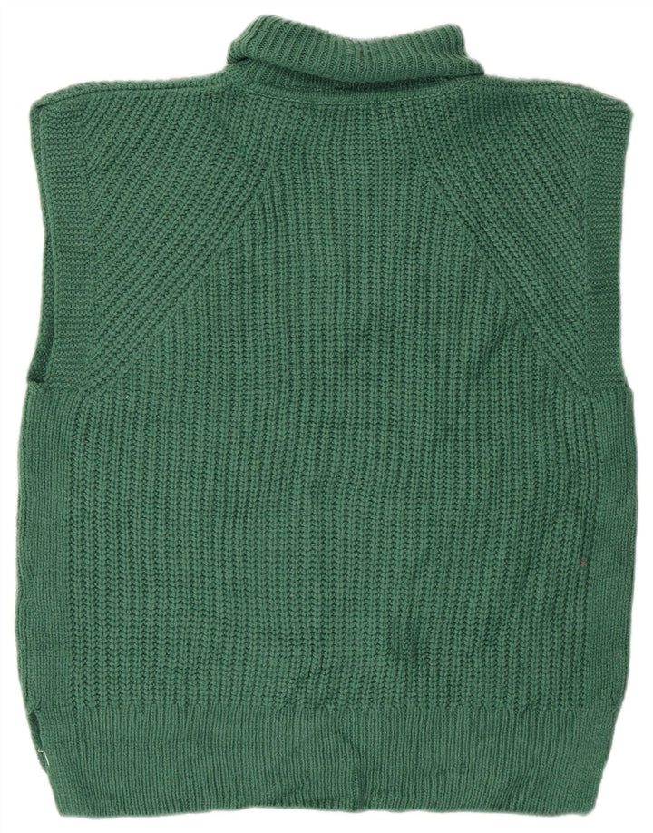 Marks & Spencer Rollkragenpullover für Damen, UK 14, Mittelgrün, Acryl