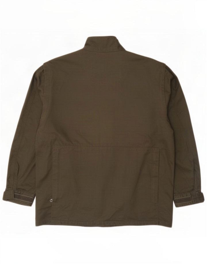 Vintage Herren Utility Jacke UK 44 2XL Khaki Polyester