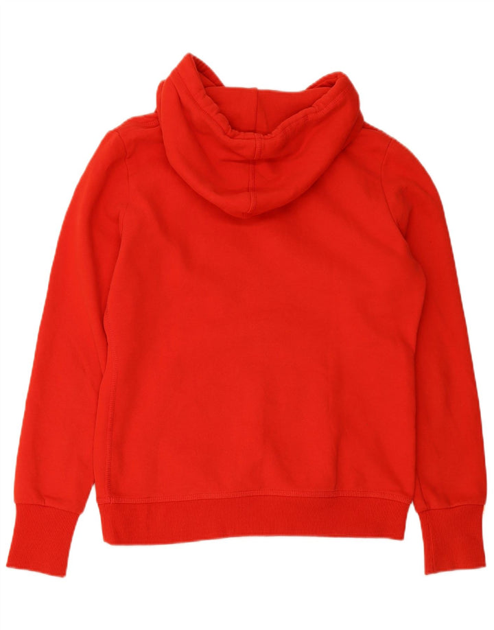 SUPERDRY Damen-Kapuzenpullover mit Grafik, UK 16, Größe L, Rot, Baumwolle