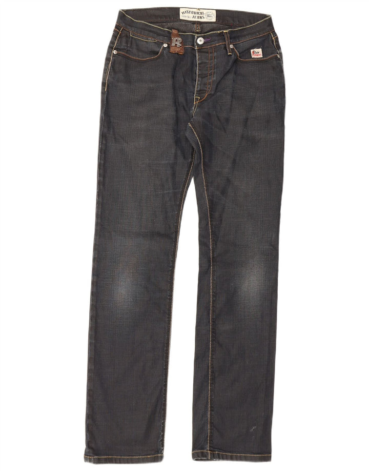 Roy Rogers Herren Slim Jeans W31 L32 Marineblau Baumwolle
