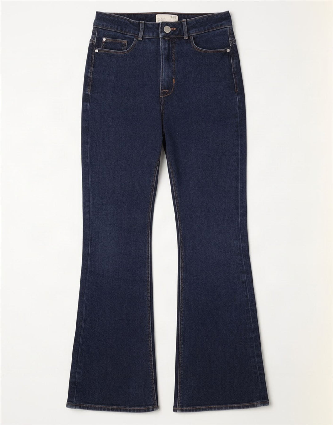 Marks & Spencer Damen Magic Flared Jeans UK 10 Small W26 L26 Marineblau