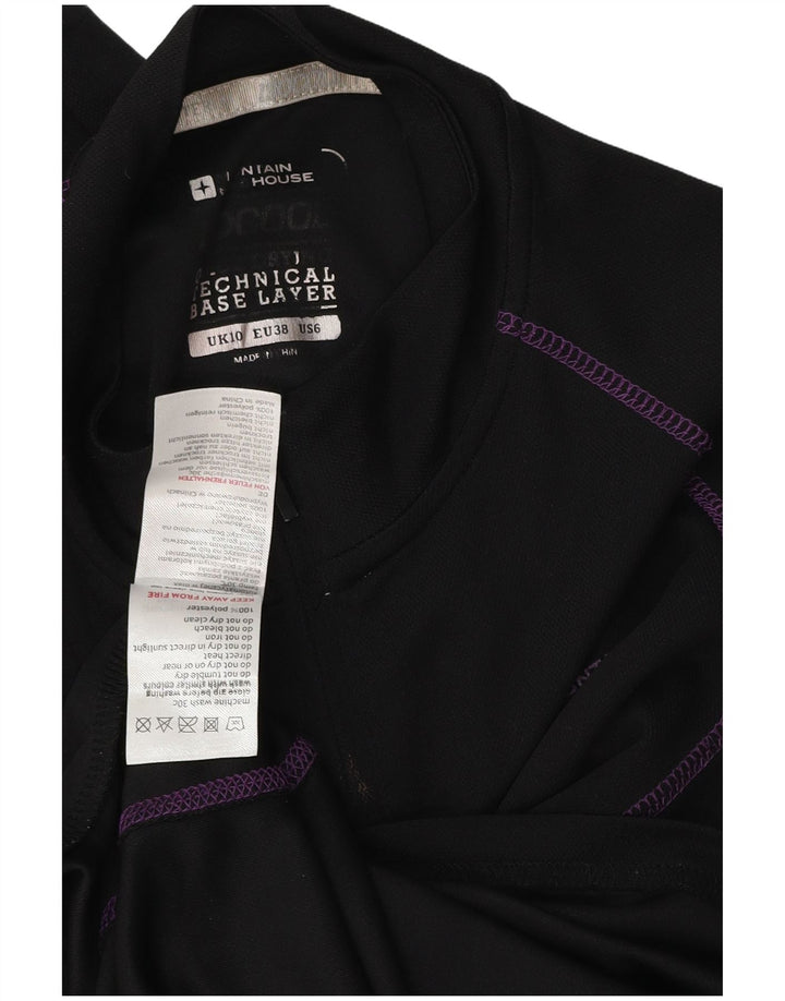 Mountain Warehouse Pullover-Trainingsanzugoberteil für Damen, UK 10, Größe S, Schwarz